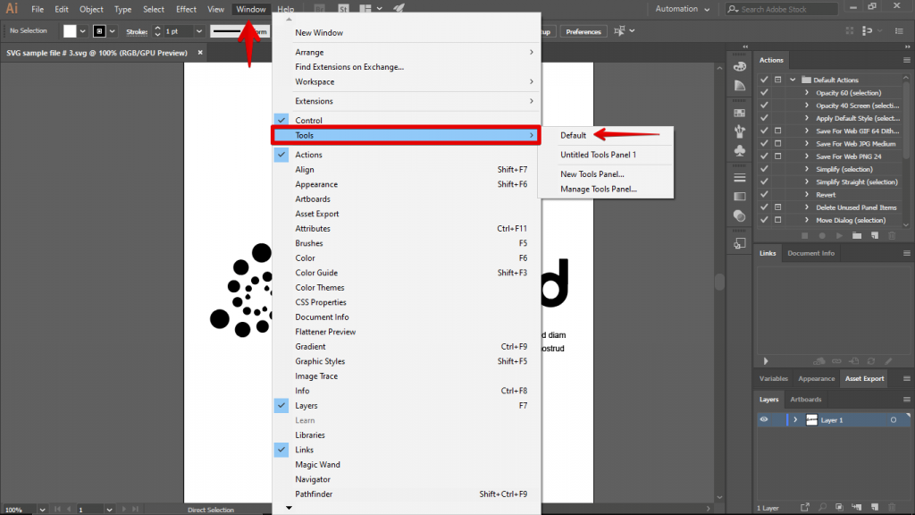 How do I get my toolbar back in Illustrator? - WebsiteBuilderInsider.com