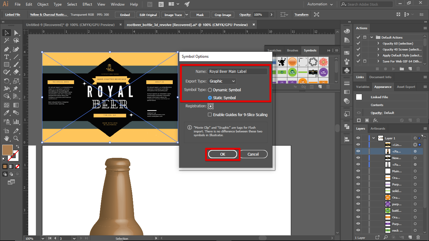 2 How to add symbol in Illustrator