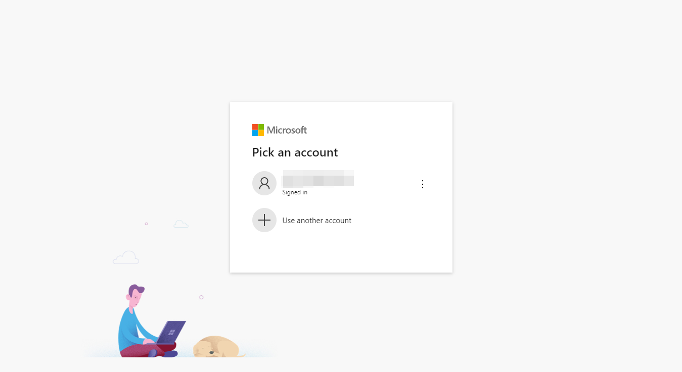 3.3 Sign in to your Microsoft Account.