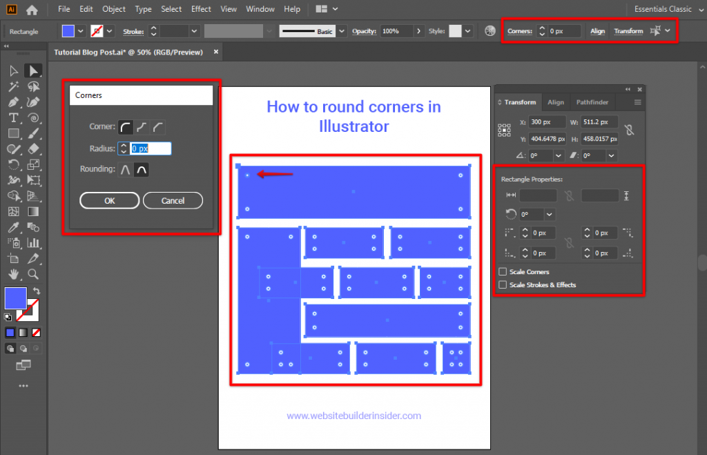 How To Round Photo Corners In Illustrator at Louis Martinez blog