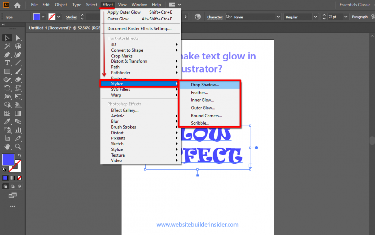 how-do-i-make-text-glow-in-illustrator-websitebuilderinsider