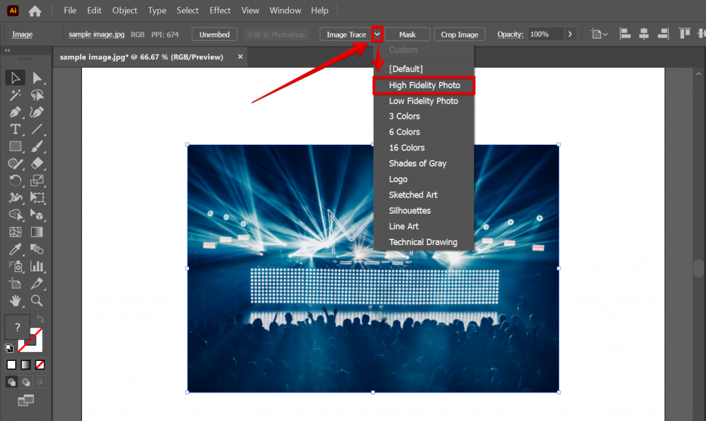 how to download image with more clarity on illustrator