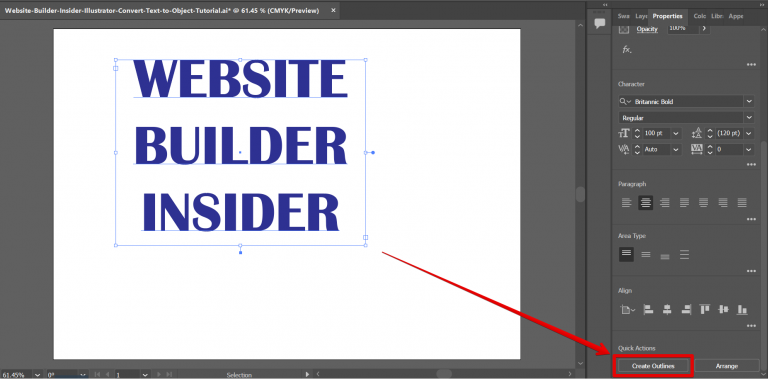 how-do-i-convert-text-to-an-object-in-illustrator