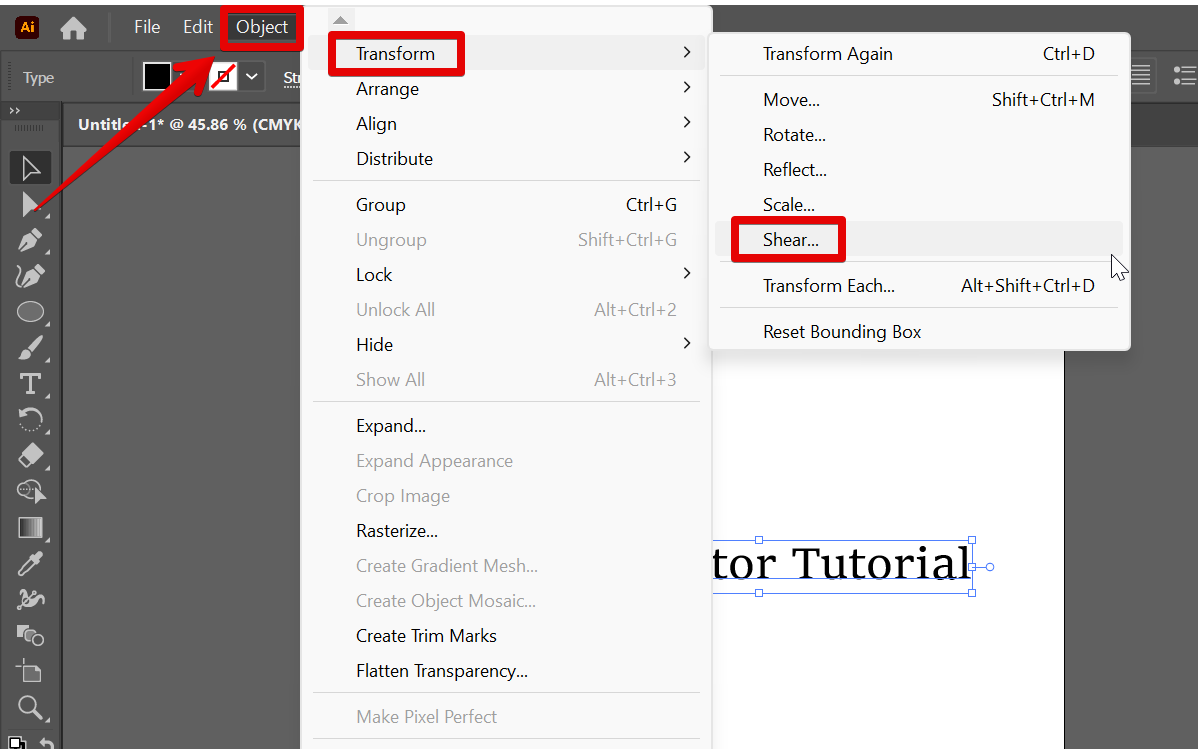 How Do You Skew Text In Illustrator WebsiteBuilderInsider