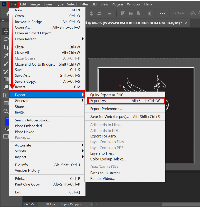 Can I Convert PSD To Figma 2024 Guide WebsiteBuilderInsider Com   Photoshop Export File As 768x793 