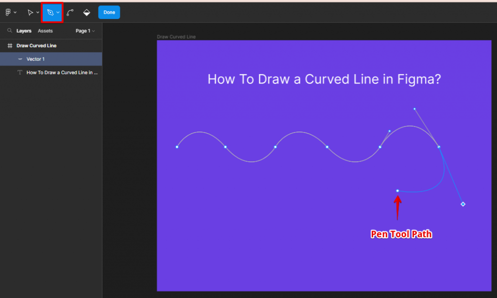 How Do You Draw a Curved Line in Figma?