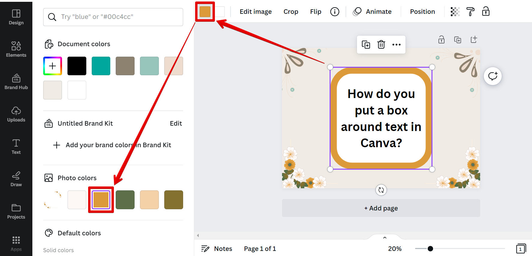 How Do You Put A Box Around Text In Canva WebsiteBuilderInsider