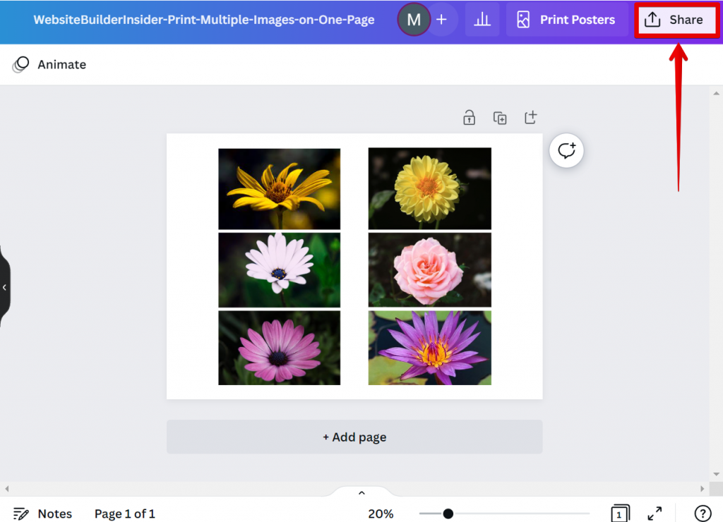 how-do-i-print-multiple-images-on-one-page-in-canva