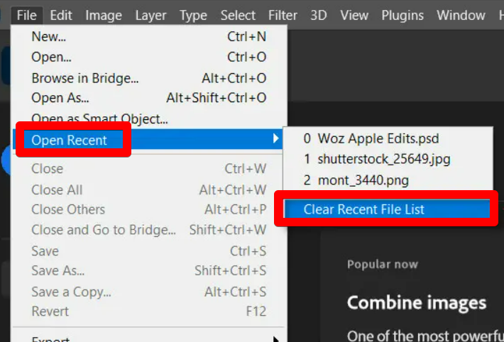 How Do I Delete Recent Files In Photoshop WebsiteBuilderInsider