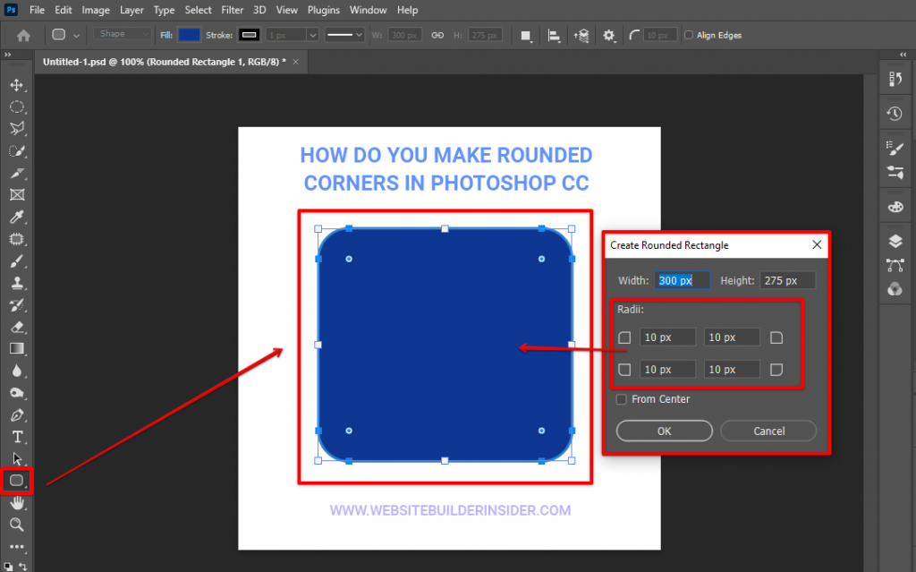 How Do You Make Rounded Corners In Photoshop CC 