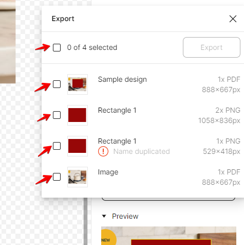 export all design pages as pdf