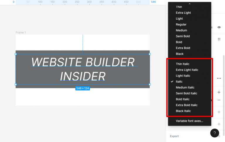 How To Make Text Italic In Figma