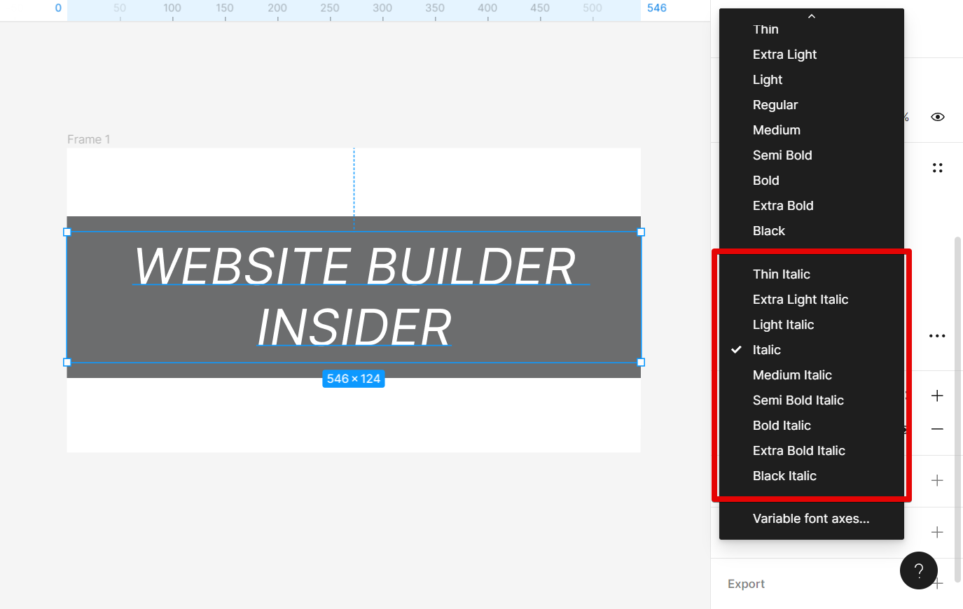 How Do You Italicize Text In Figma WebsiteBuilderInsider