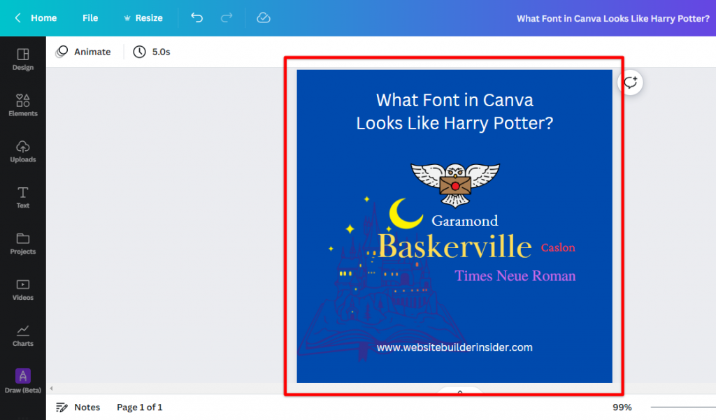 What Font In Canva Looks Like Harry Potter Websitebuilderinsider Com