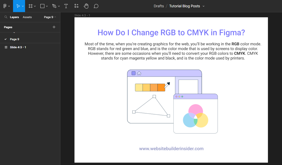 Open design file in figma 