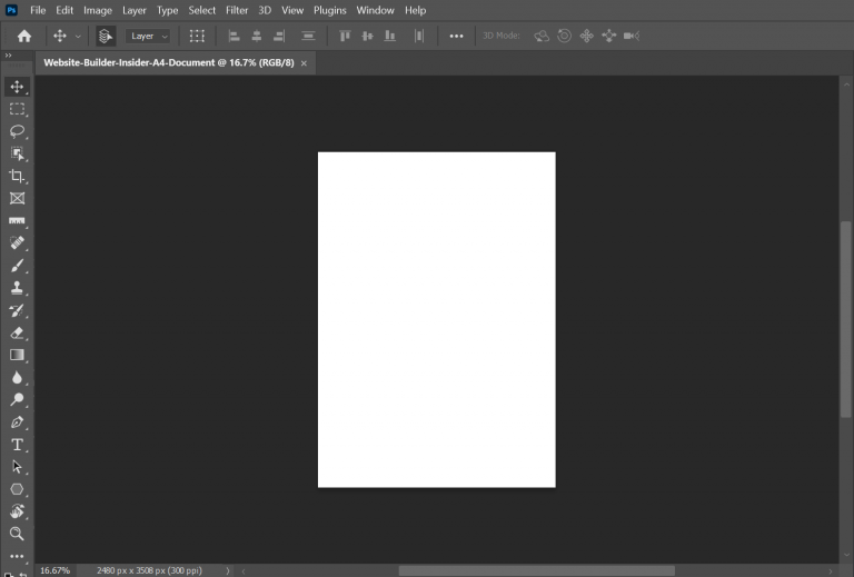 How Do You Make An A4 Size In Photoshop WebsiteBuilderInsider
