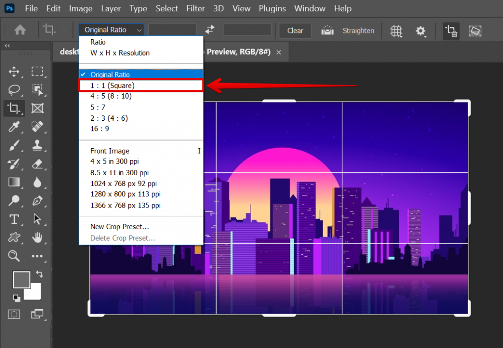 aspect ratio photoshop download