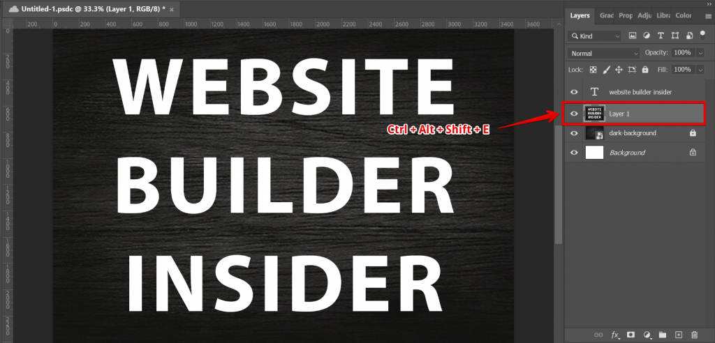 What Does CTRL Alt Shift E Do In Photoshop? - WebsiteBuilderInsider.com