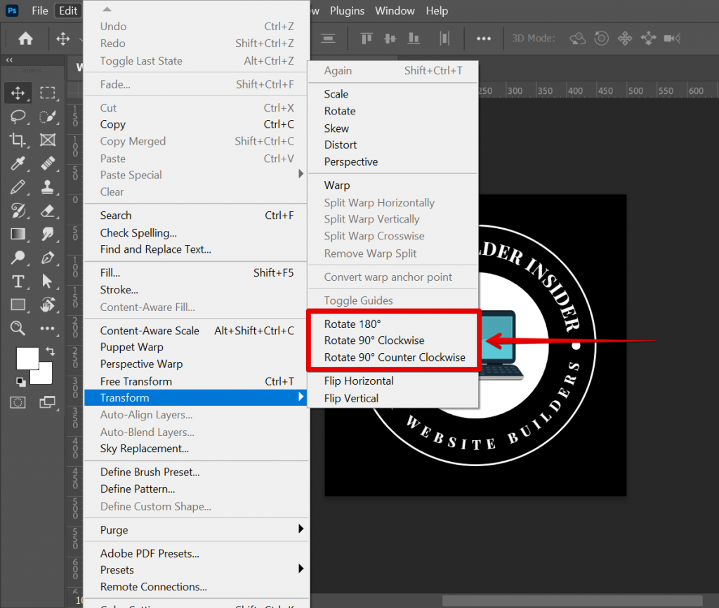 what-is-the-shortcut-to-rotate-in-photoshop-websitebuilderinsider