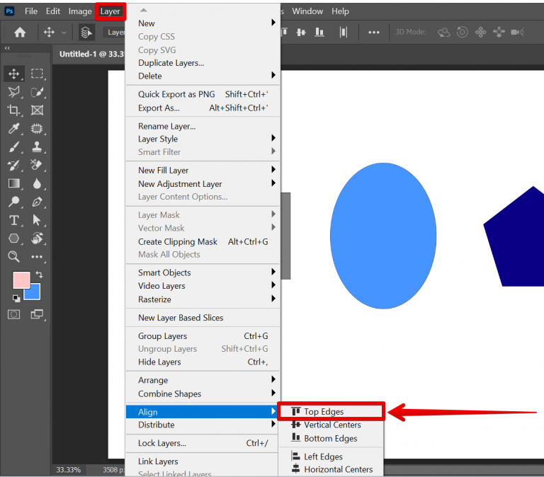 How Do You Align Objects in Photoshop? - WebsiteBuilderInsider.com