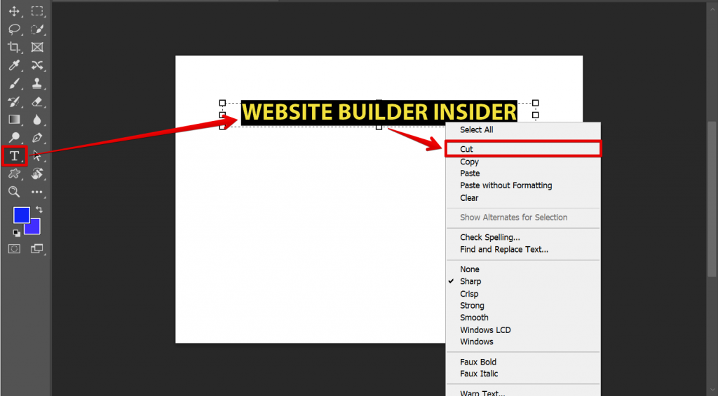 How Do I Cut And Move Text In Photoshop? - WebsiteBuilderInsider.com