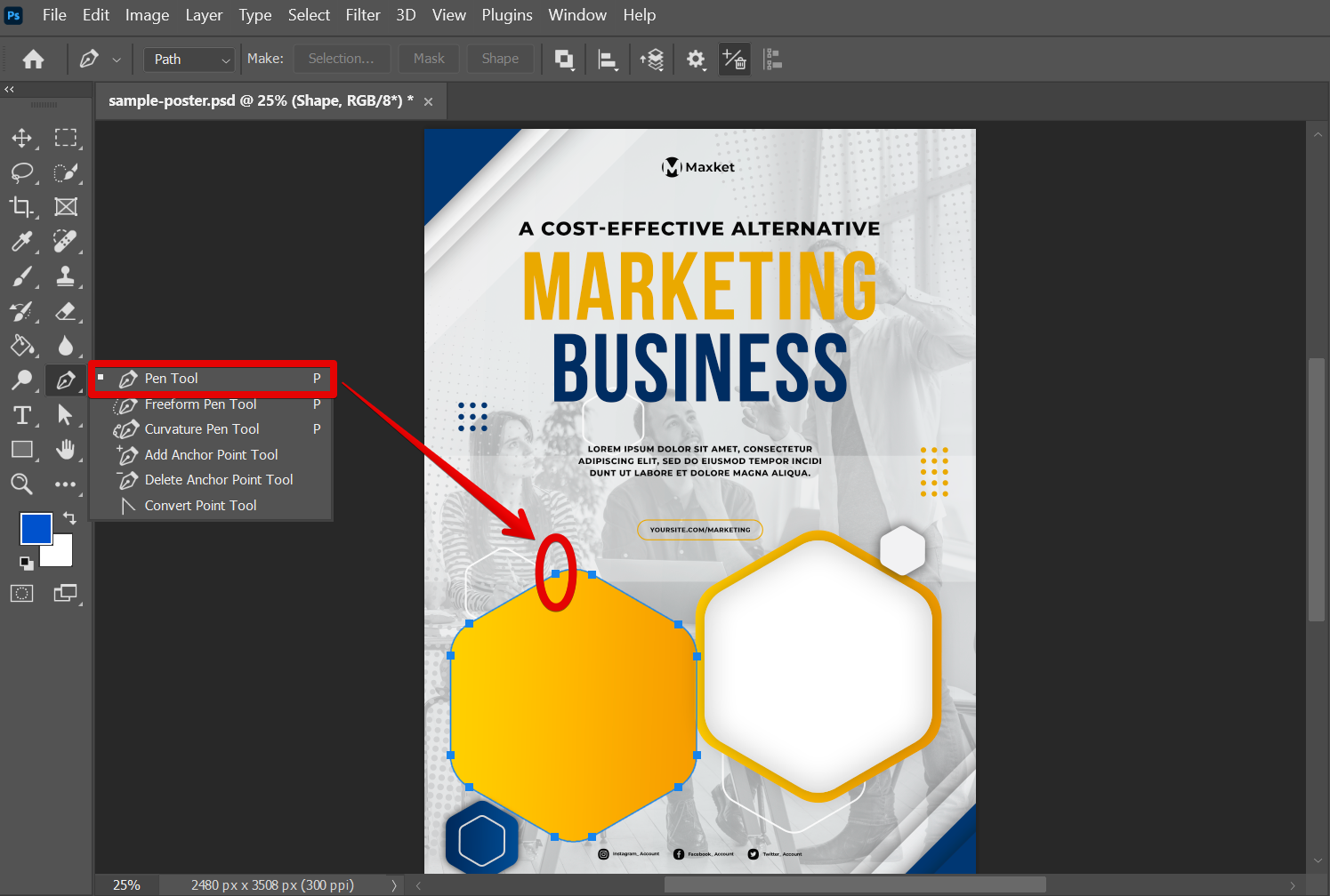 How Do I Edit Shapes In Photoshop WebsiteBuilderInsider