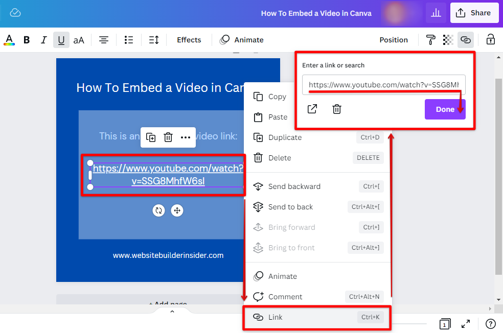 How Do I Embed A Video In Canva WebsiteBuilderInsider