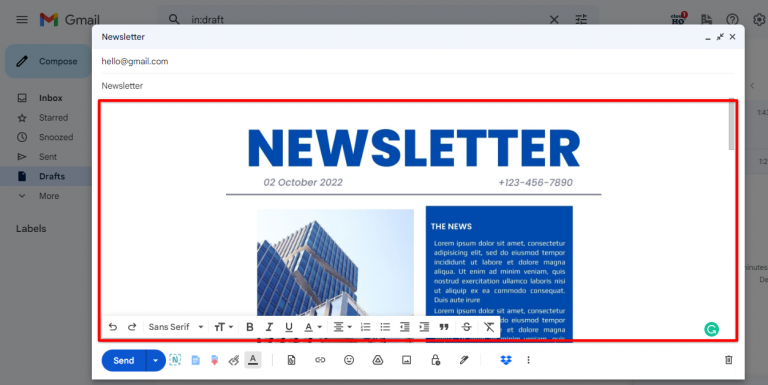 How To Embed Canva Newsletter In Outlook Email