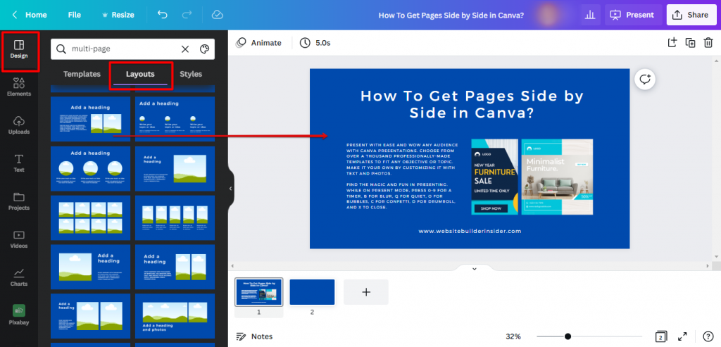 how-do-i-get-pages-side-by-side-in-canva-websitebuilderinsider