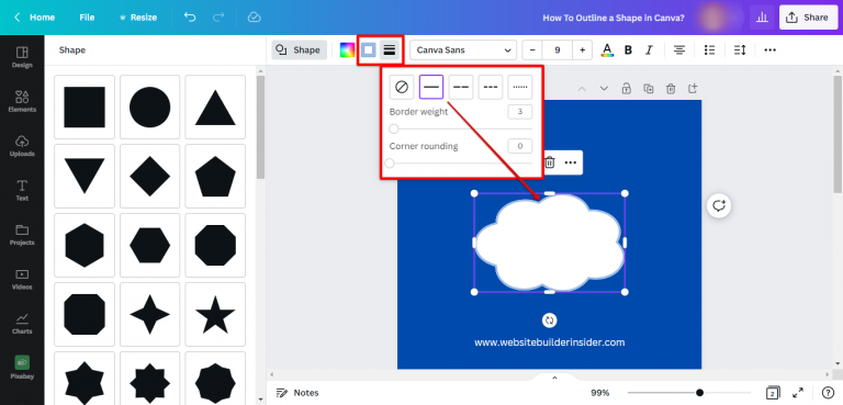 How To Outline A Shape In Powerpoint